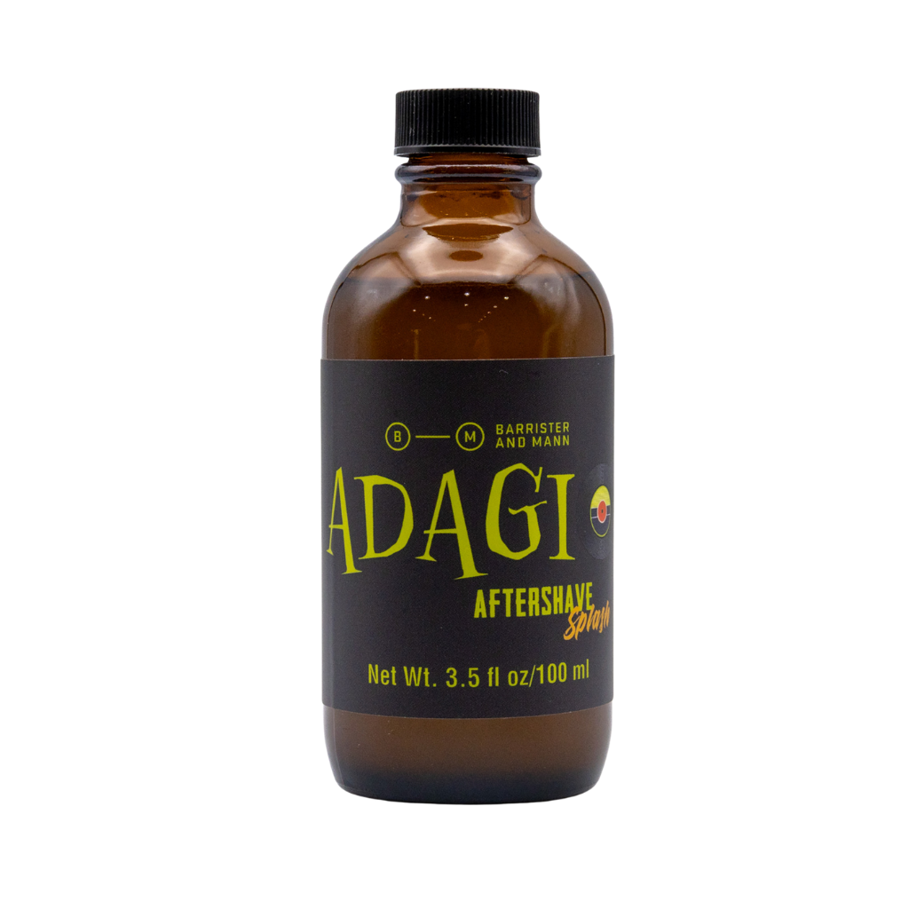 Barrister and Mann Adagio Aftershave Splash.