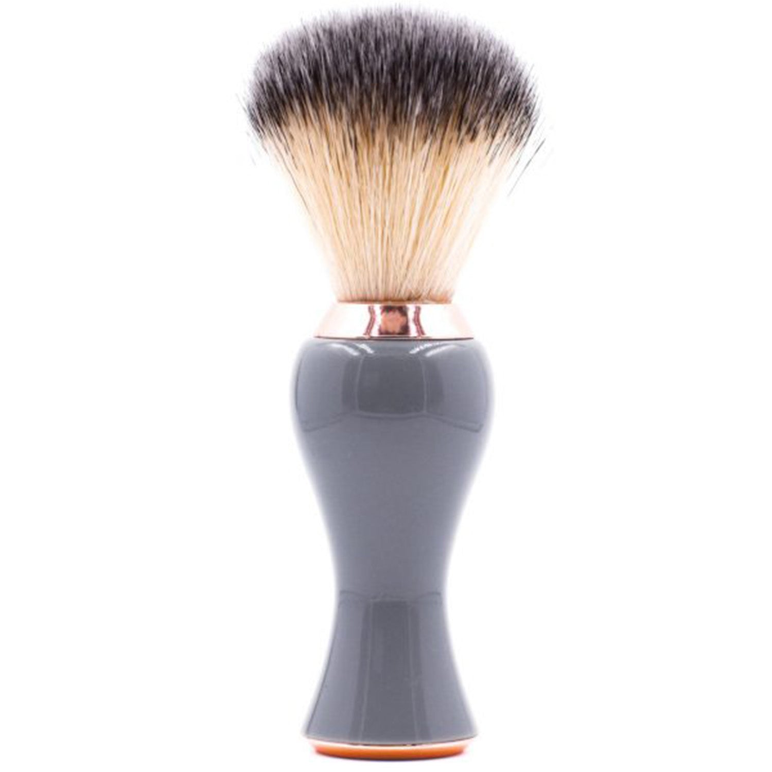 Parker Gray & Rose Resin Synthetic Shaving Brush & Acrylic Shaving Brush Stand