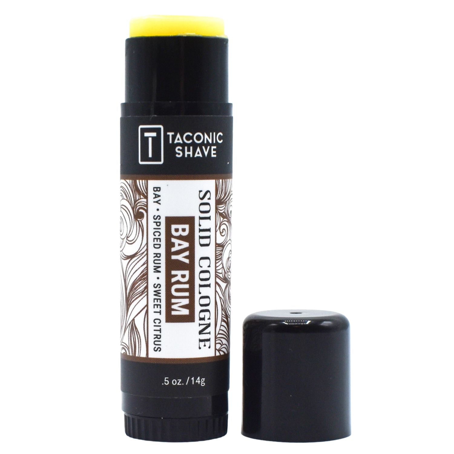Taconic Shave Bay Rum Wax-Based Solid Cologne 0.5 oz