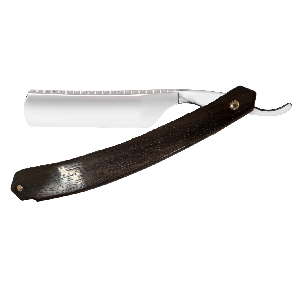 Thiers Issard Historic 'Zebra' Straight Razor 7/8" French Oak Carbon Steel
