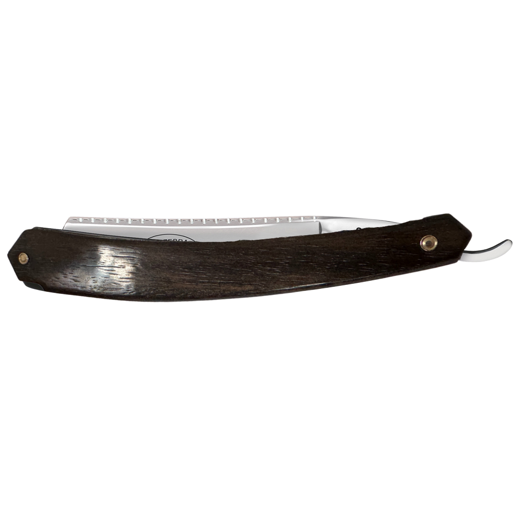 Thiers Issard Historic 'Zebra' Straight Razor 7/8" French Oak Carbon Steel