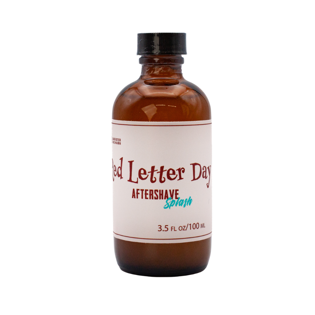 Barrister and Mann Red Letter Day Aftershave Splash.
