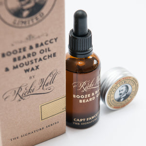 Captain Fawcett Ricki Hall Gift Box (Wax & Beard Oil)