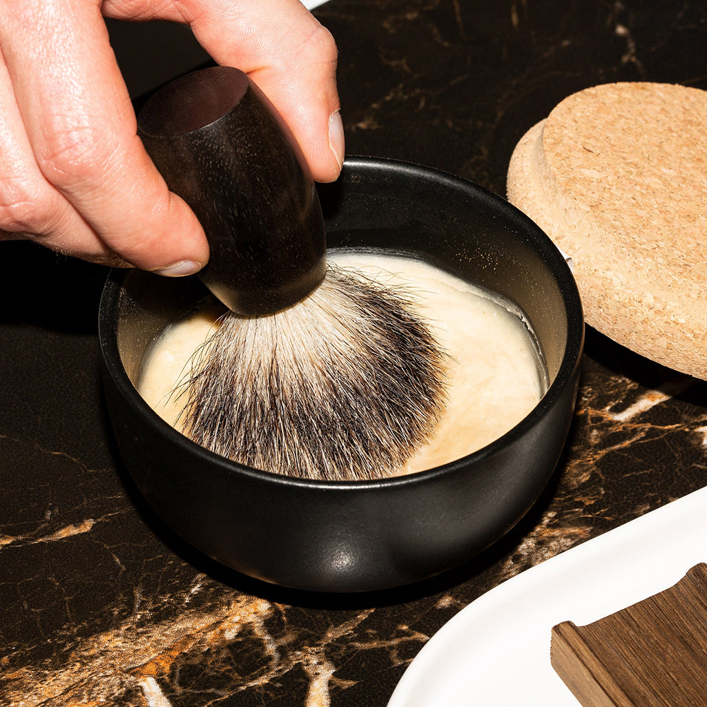 Dovo Citrus Lion Shaving Soap With Stoneware Ceramic Bowl 4 oz.