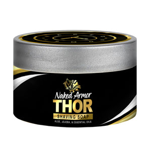 Naked Armor Thor Frankincense Shaving Cream 4 fluid ounces (Vegan Friendly)