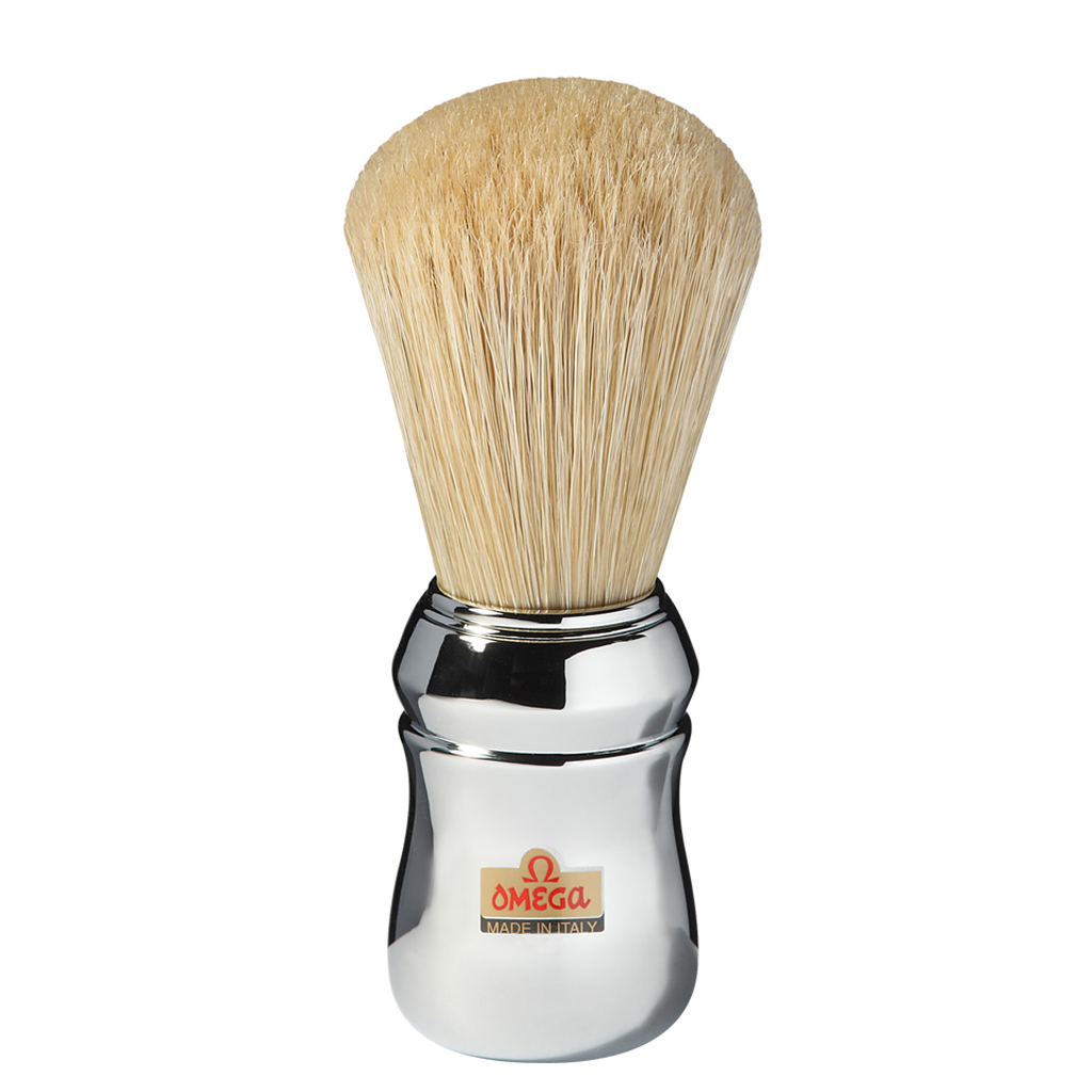 Omega 10048 "Quarantotto 48" Boar Bristle Shaving Brush.