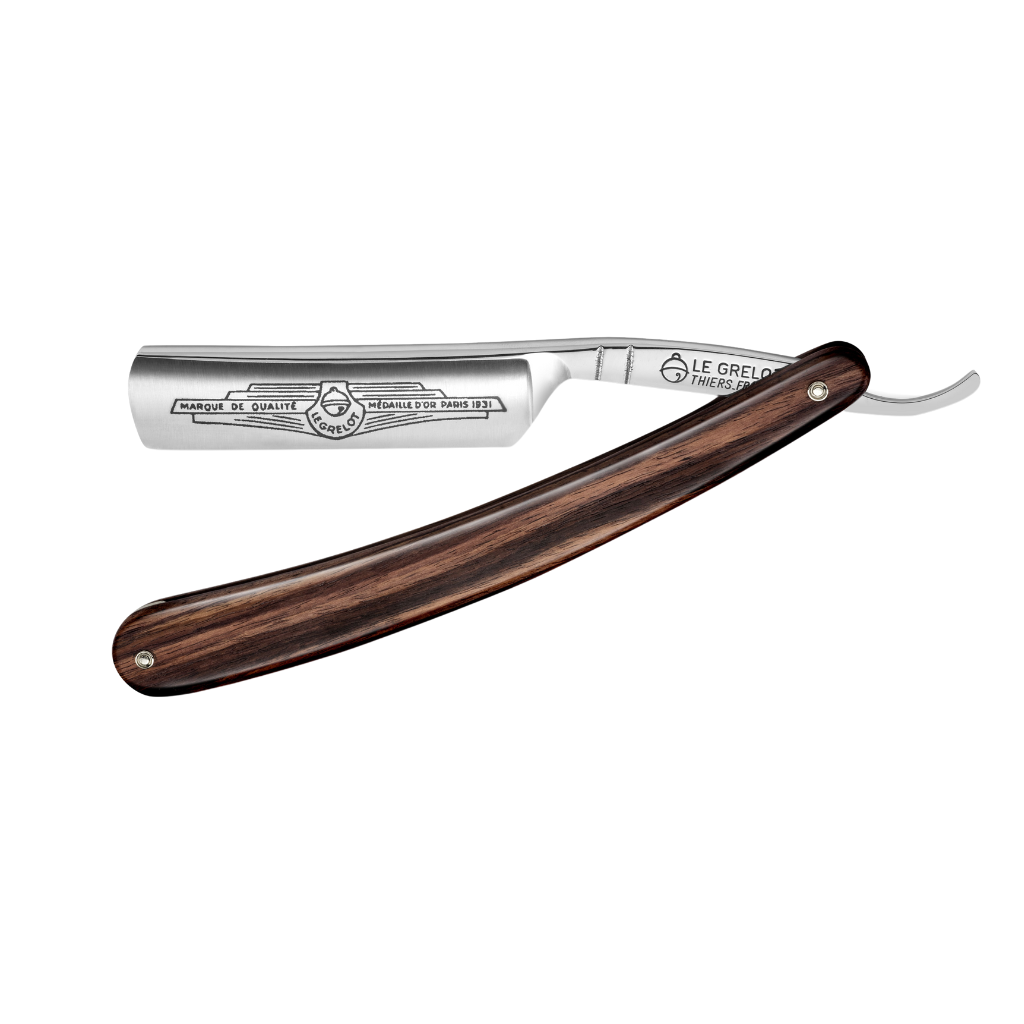 Thiers Issard 'Le Grelot' Straight Razor 6/8" Kingwood Carbon Steel.