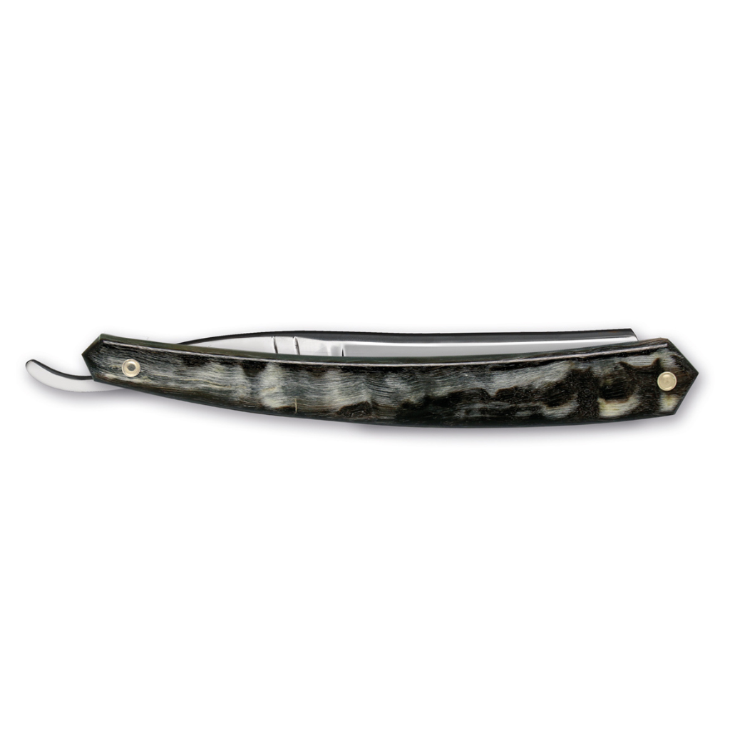 Thiers Issard 'Médaille d'Or Exposition d'Alger 1921' Straight Razor 6/8" Rams Horn Carbon Steel.
