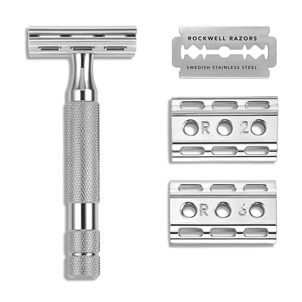 Rockwell Razors Adjustable Safety Razors.