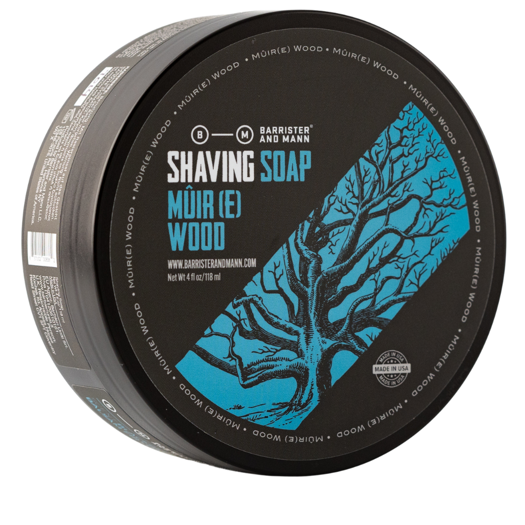 Barrister and Mann Mûir(e) Wood Shaving Soap (Omnibus Base).