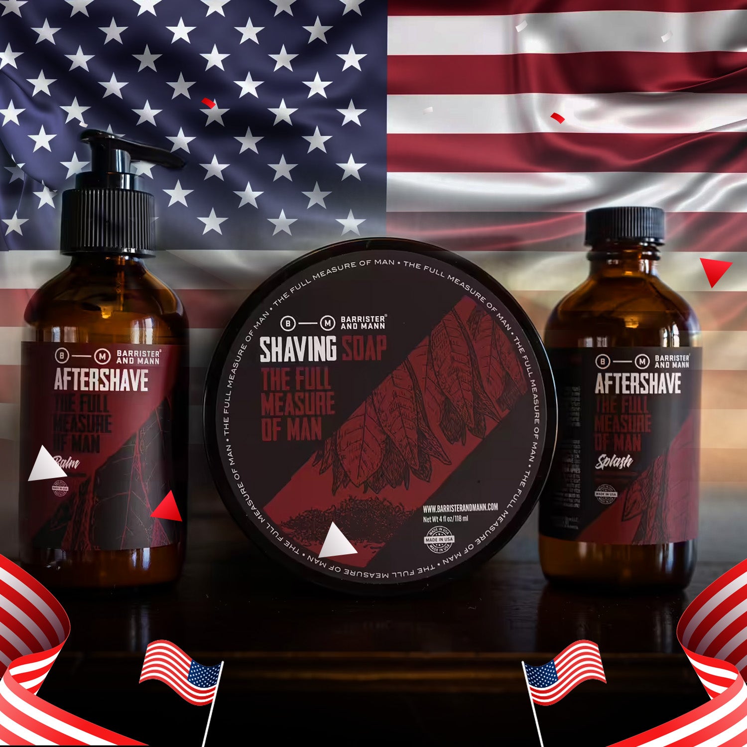 Barrister and Mann The Full Measure of Man Shaving Soap and Aftershaves