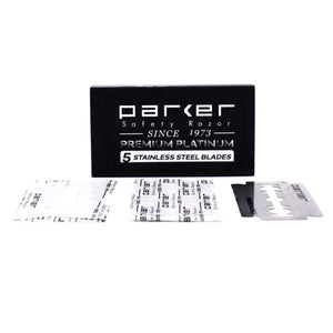  Parker Premium Platinum Double Edge Blades by Parker sold by Naked Armor Razors