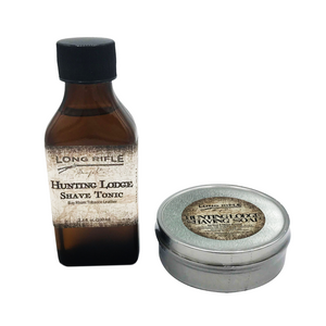 Long Rifle Hunting Lodge Shaving Puck and Aftershave Gift Set