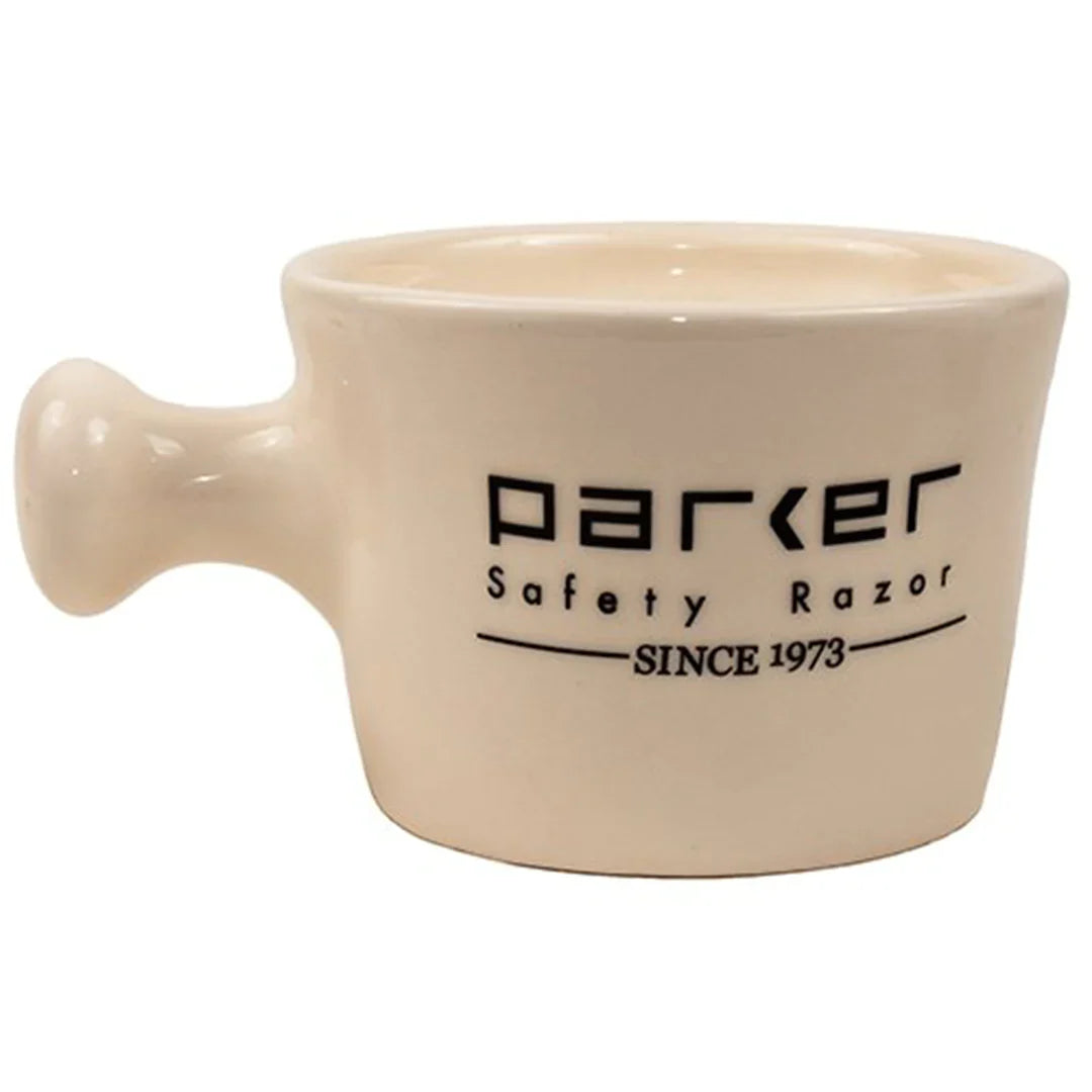 Parker Stoneware Apothecary Shaving Mug - Ivory.