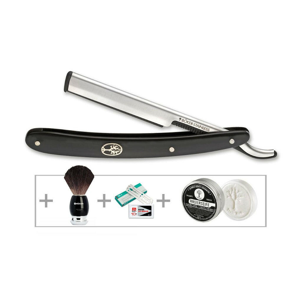 Boker Barberette Razor kit - Grown Man Shave