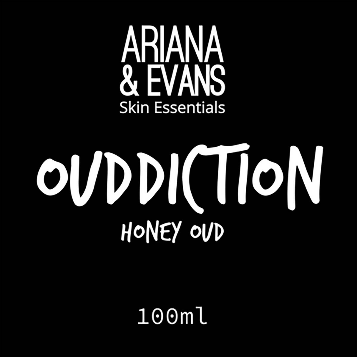 Ariana &amp; Evans Ouddiction Aftershave Splash &amp; Skinfood.