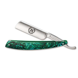 BOKER ABALONE STRAIGHT RAZOR 6/8" FRENCH POINT CARBON STEEL