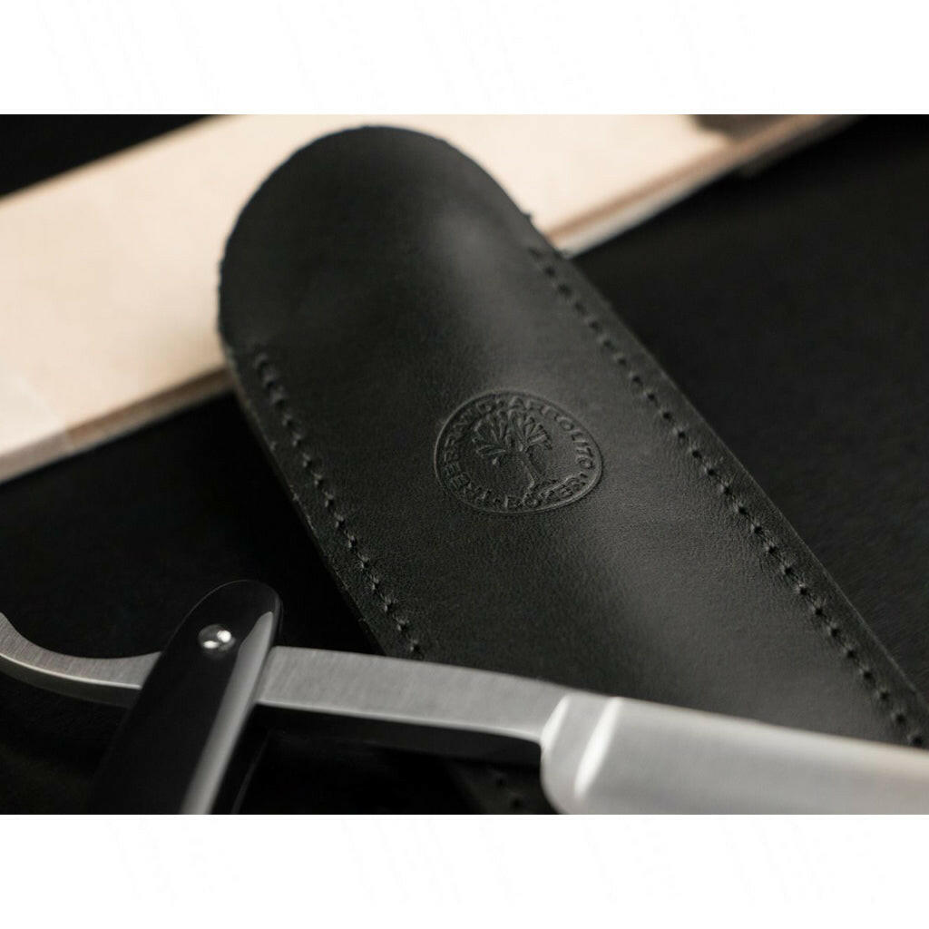 Boker Straight Black Leather Razor Sheath