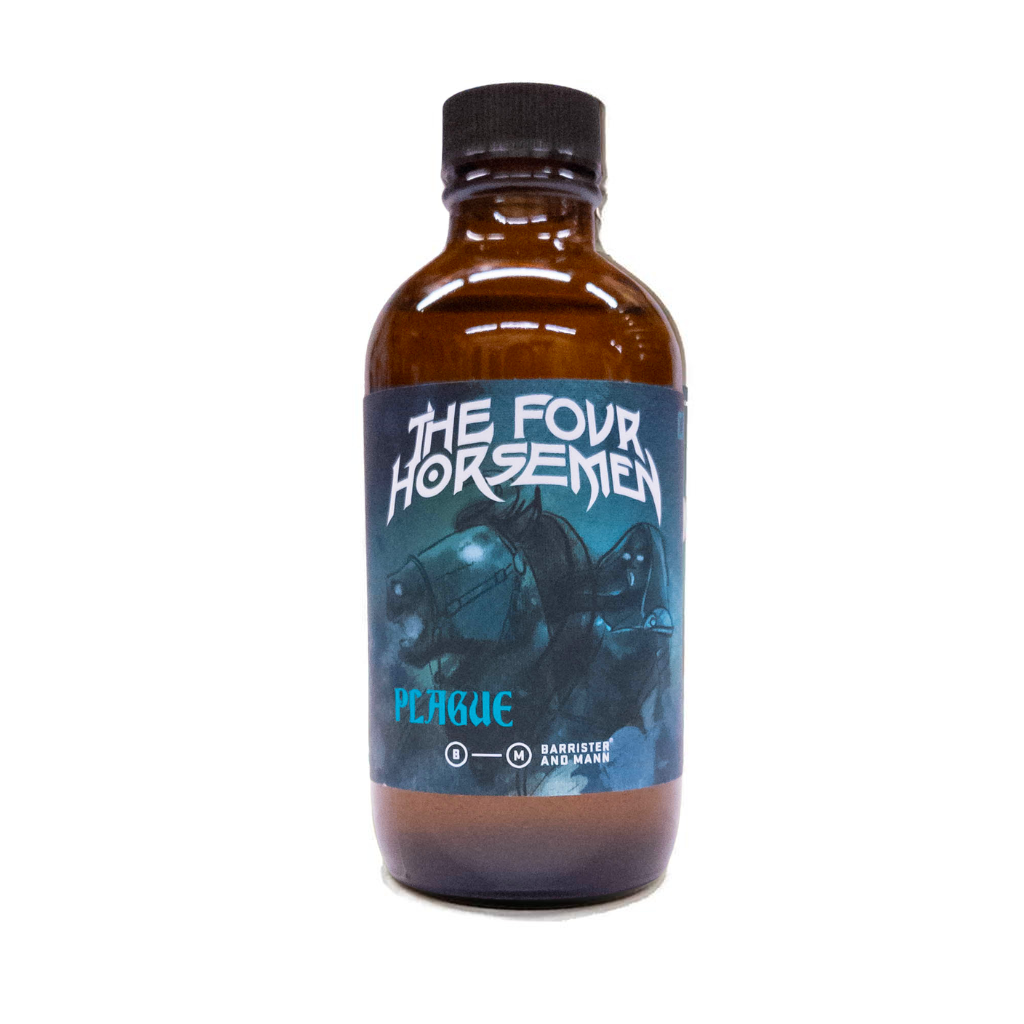 Barrister and Mann The Four Horsemen Plague Aftershave Splash.