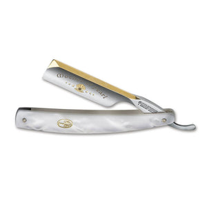 Boker Mother of Pearl Square Point 6/8" O1 Pearl Imitation Straight Razor