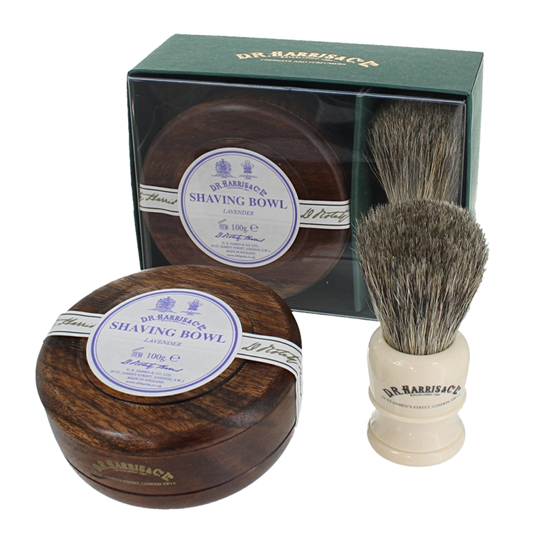 D.R. Harris Lavender Mahogany Shaving Gift Set