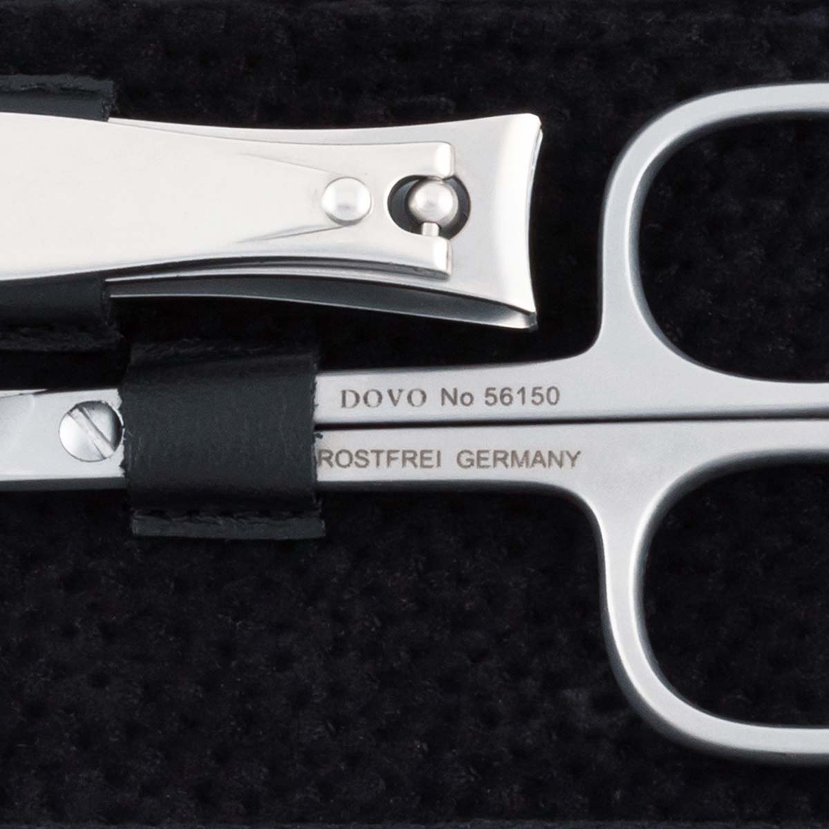 Initiativ sang molester Dovo Black Manicure Set With Nail Clippers - Grown Man Shave