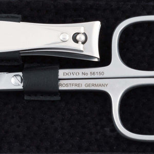 Dovo Black Manicure Set With Nail Clippers