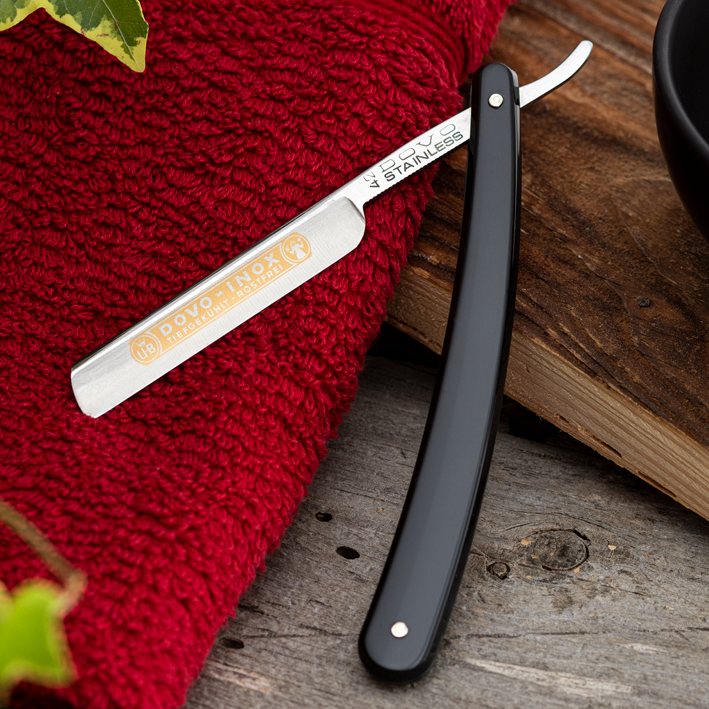 Dovo Inox 42 French Point 3/8&quot; Stainless Steel Straight Razor