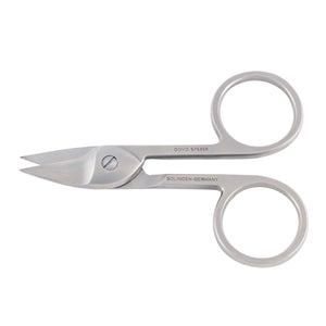 Dovo Stainless Satin Finished Nail Scissor, Curved, Dovolanza, 3.5"