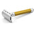 Edwin Jagger 3ONE6 Stainless Steel Grooved Safety Razor (Yellow)