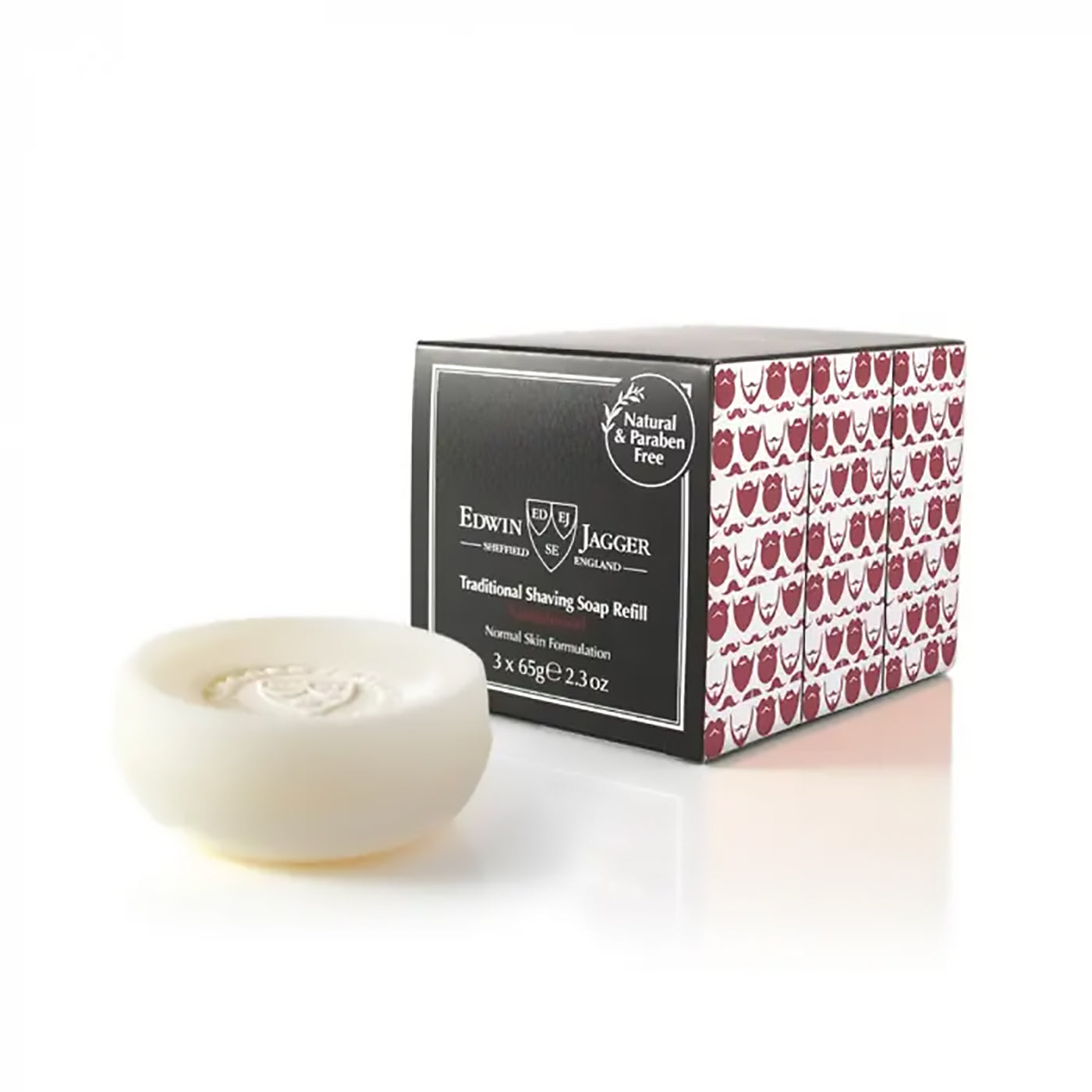 Edwin Jagger Sandalwood Shaving Soap Refill 65g (3 Pack)