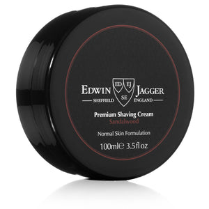Edwin Jagger Sandalwood Shaving Cream Tub 3.5 Fluid Ounces