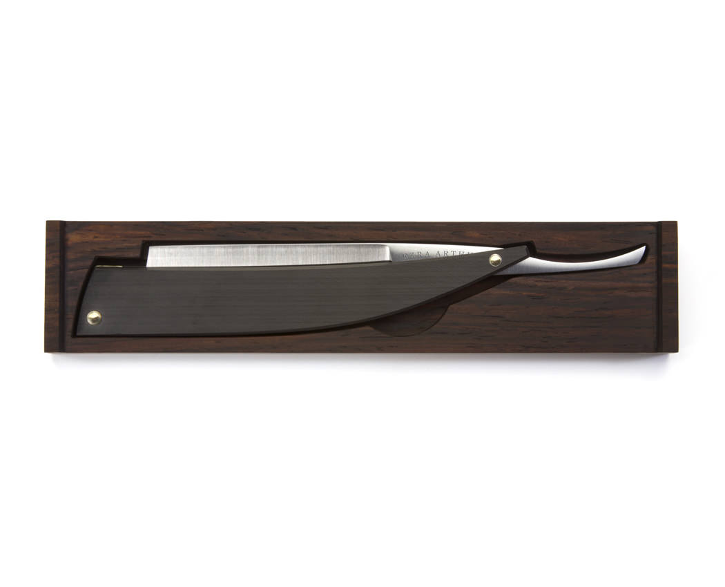 Ezra Arthur Paddle Strop and Razor Case.