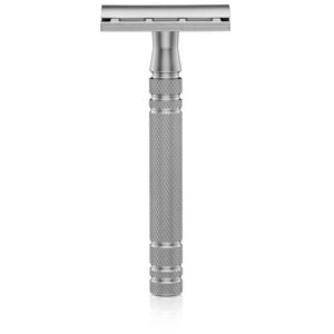 Feather AS-D2S All Stainless Steel  Safety Razor With Stand