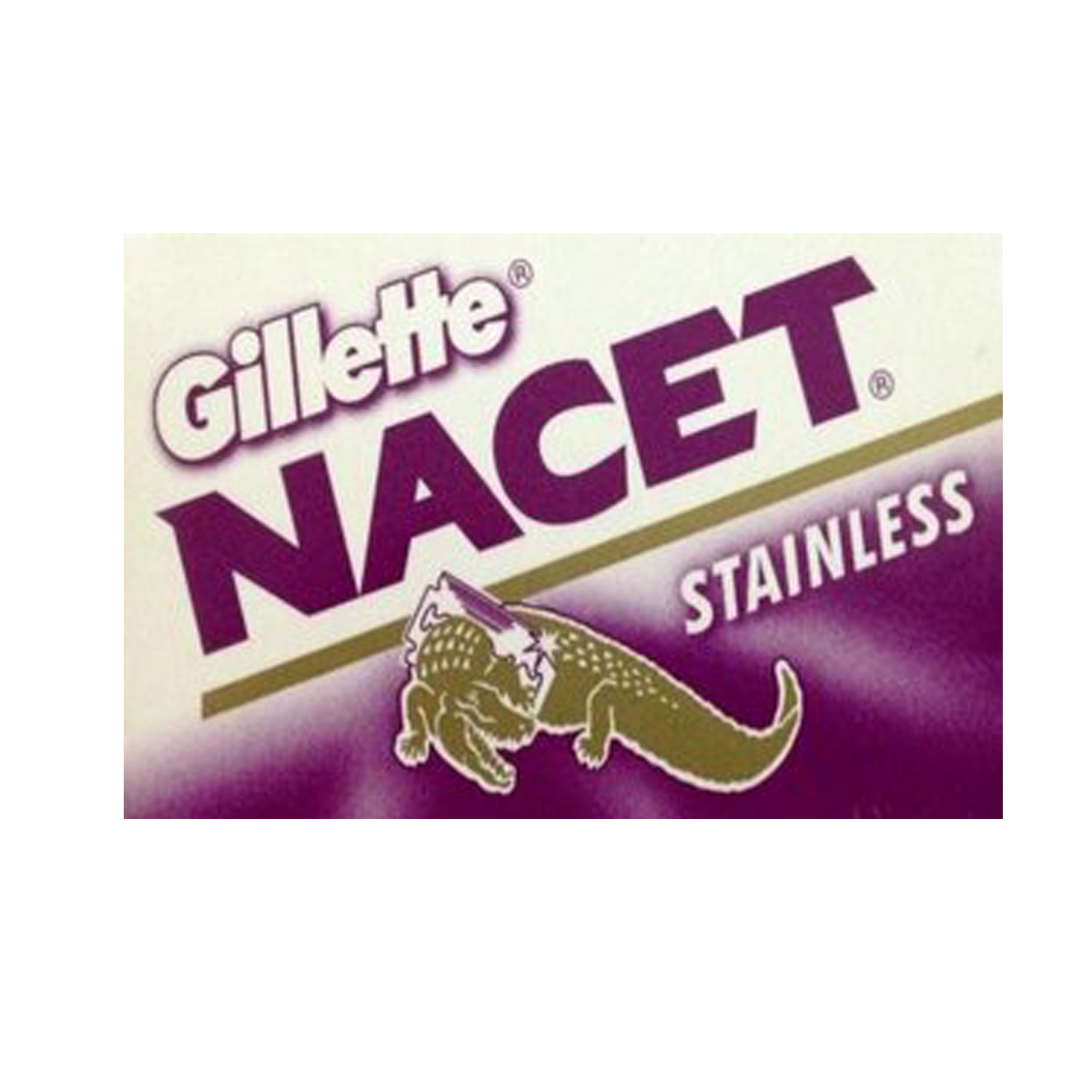 Gillette Nacet Stainless Steel Safety Razor Blade 5 Pack