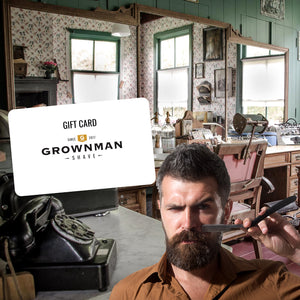 Grown Man Shave Gift Card