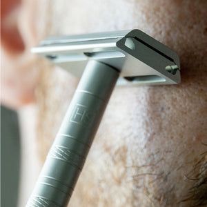 Henson Shaving Aluminum AL13 Medium DE Safety Razor Head Blade Gap And Shaving Angle