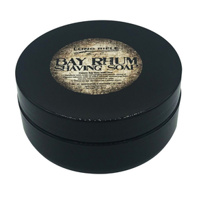Long Rifle Tallow Bay Rum Shaving Soap 3 oz Container Pour