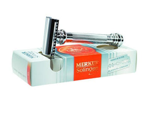 merkur 39c slant safety razor-grown man shave