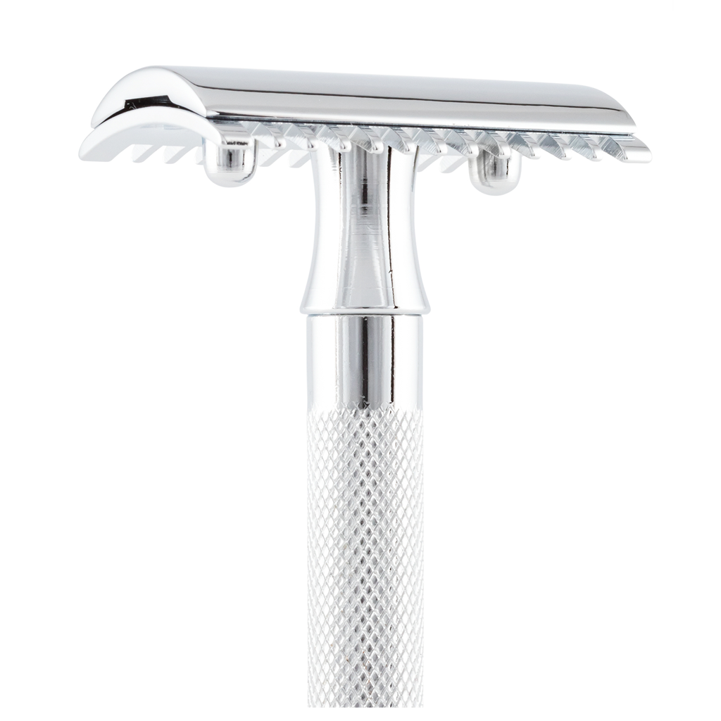 safety razor merkur 25c open chrome double edge safety razor