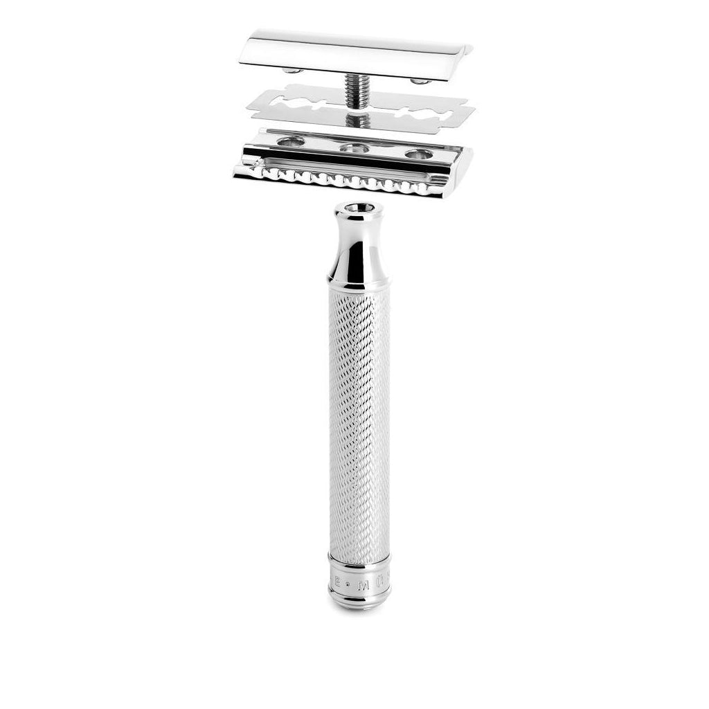 Muhle Traditional Chrome Safety Razor Closed Comb
