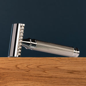 R41GS GRANDE stainless steel safety razor open tooth comb