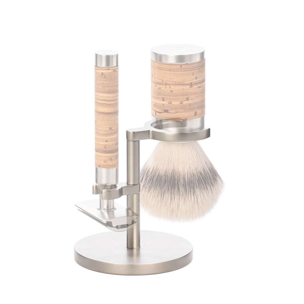 Muhle Rocca Matt Stainless Steel Shaving Set Stand For Rocca Series