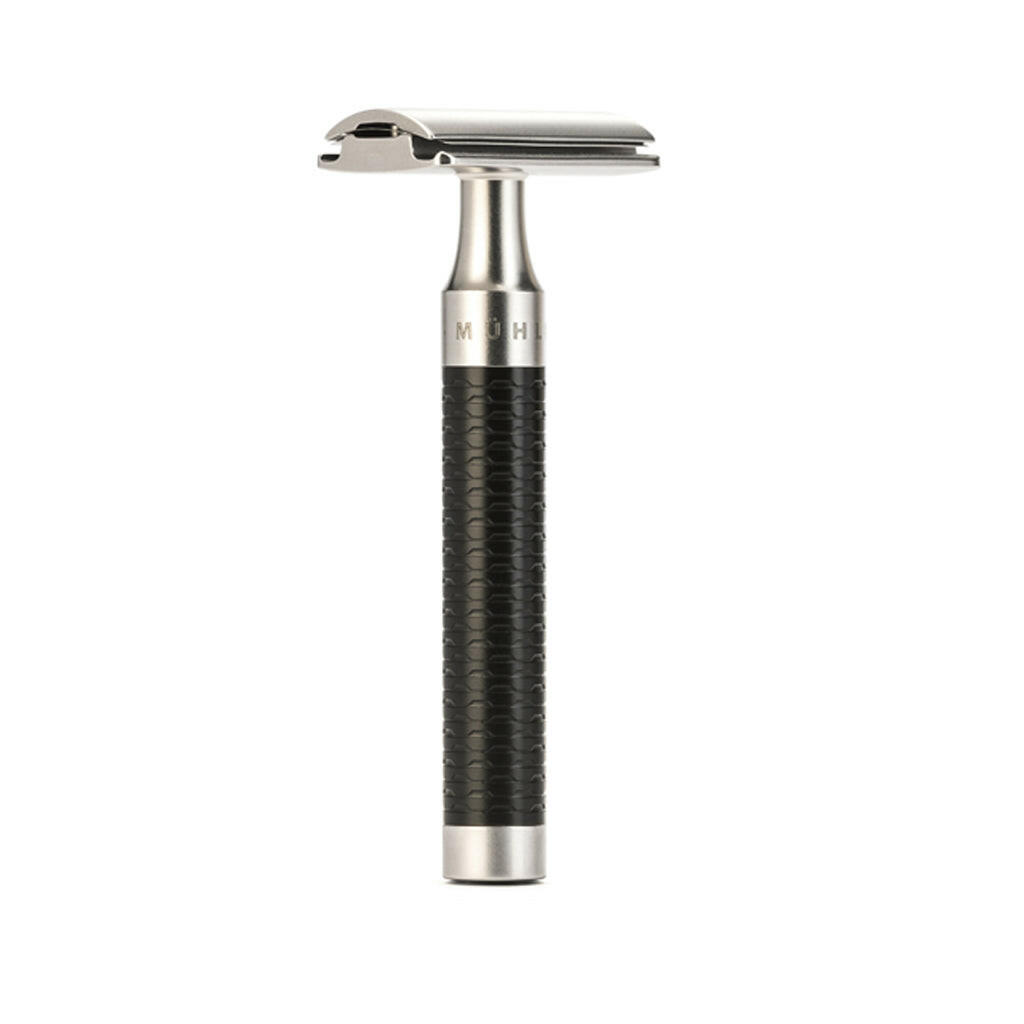 muhle rocca r96 black stainless steel black safety razor