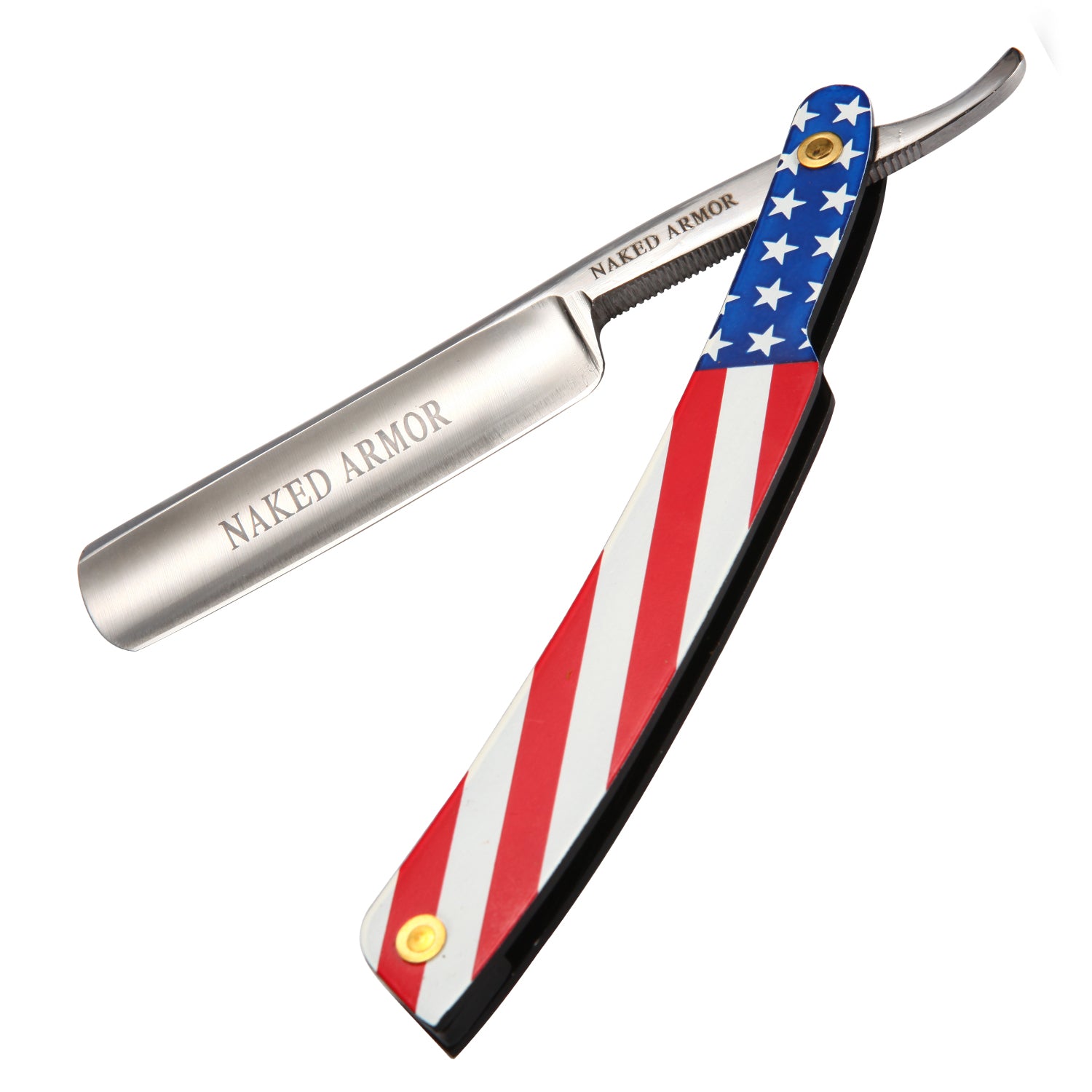 Naked Armor American 7 Piece Straight Razor Kit.