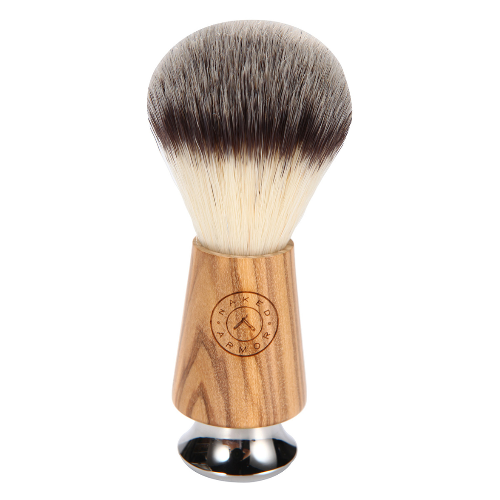 Naked Armor Gaswain Synthetic Fiber Closed Comb Safety Razor Shaving Set.