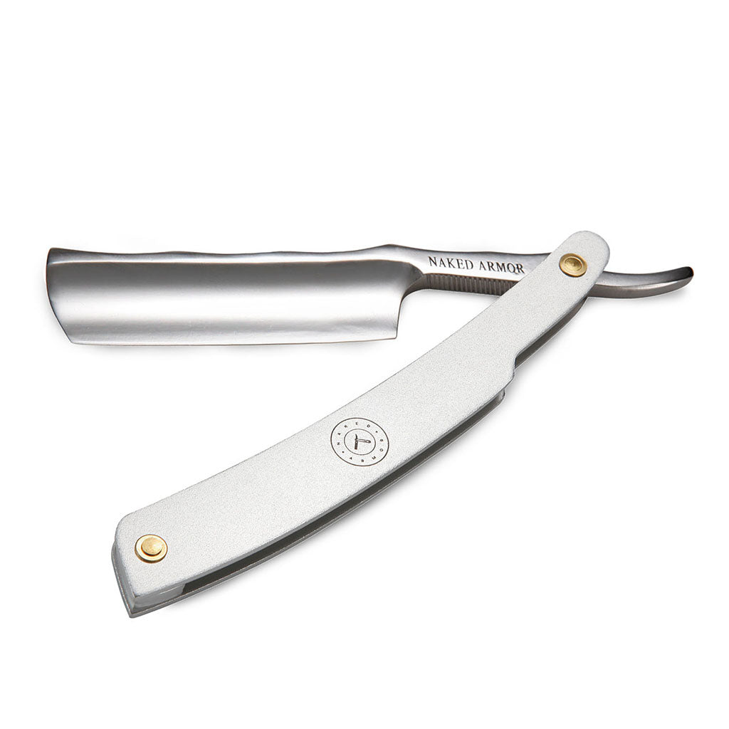 Naked Armor Merlin Straight Razor 7/8&quot; Powdered Steel Japanese Stainless Steel.