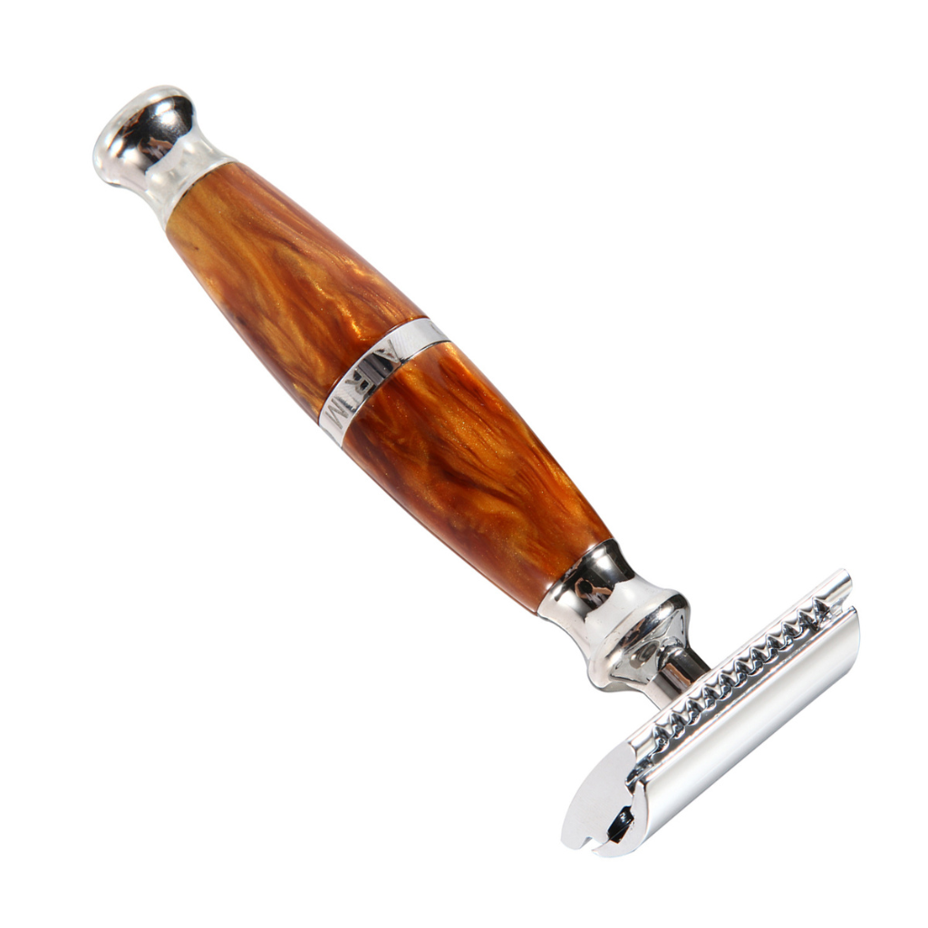 Naked Armor Priamus Closed Comb Safety Razor Shaving Set.