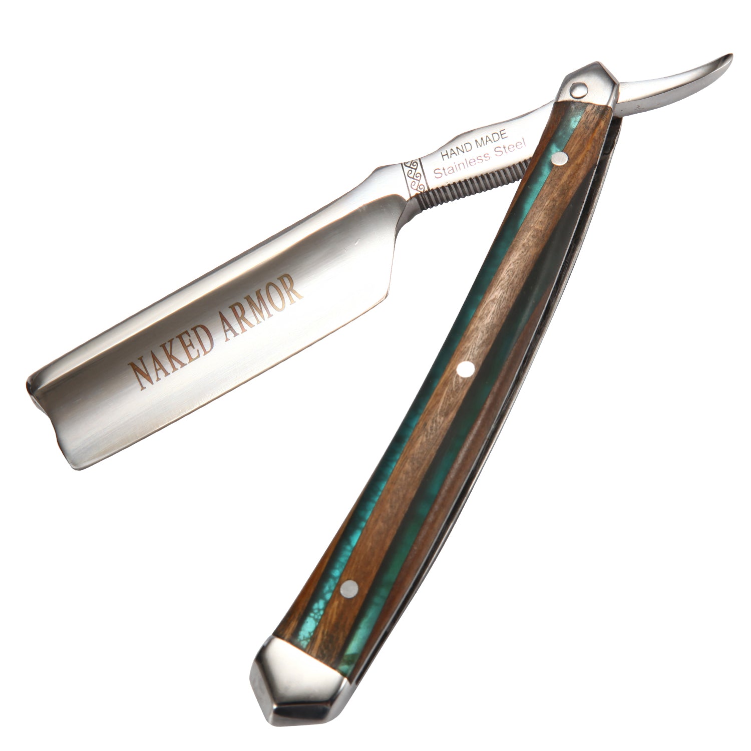 Naked Armor Safir 7 Piece Straight Razor Kit.