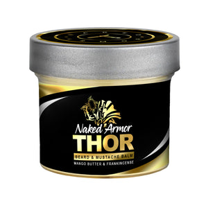 Naked Armor Thor Mango Butter & Frankincense Beard and Mustache Balm 2 fluid ounces (Vegan Friendly)
